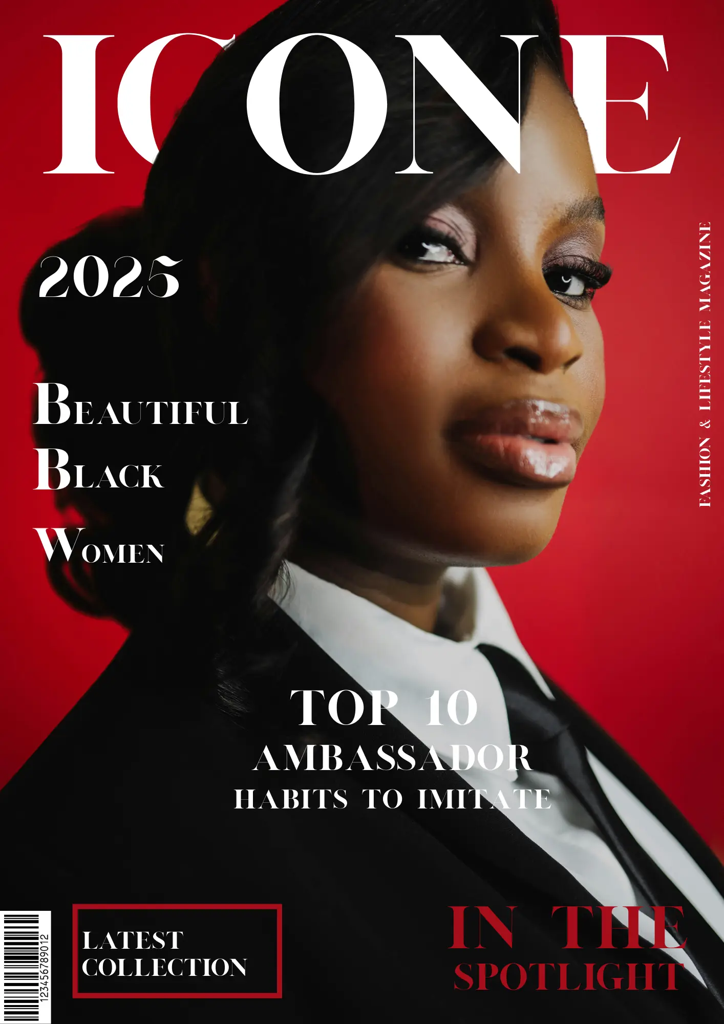 Couverture du magazine fictif ICONE